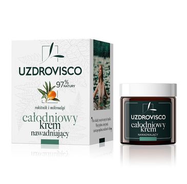 UZDROVISCO – Całodniowy krem do twarzy nawadniający Rokitnik i Mikroalgi (50 ml)