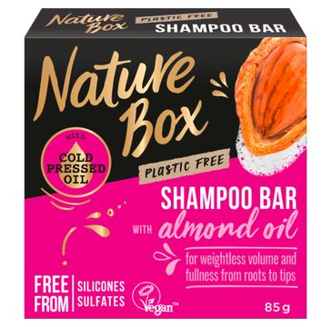 Nature Box Shampoo Bar – szampon do włosów w kostce Almond Oil (85 g)