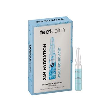 FeetCalm Ampułki nawilżające do stóp z kwasem hialuronowym 7x2ml