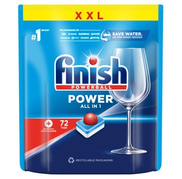 Finish Power All in 1 tabletki do zmywarki Fresh 72szt