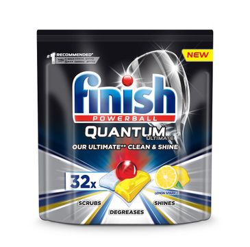 Finish Quantum Ultimate kapsułki do zmywarki 32szt Lemon