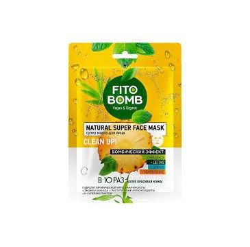 Fito Bomb Oczyszczająca Maska do twarzy w płacie (25 ml)