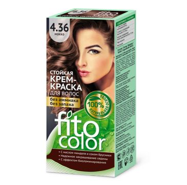 Fitokosmetik Fitocolor farba krem do włosów nr 4.36 mokka (80 ml)