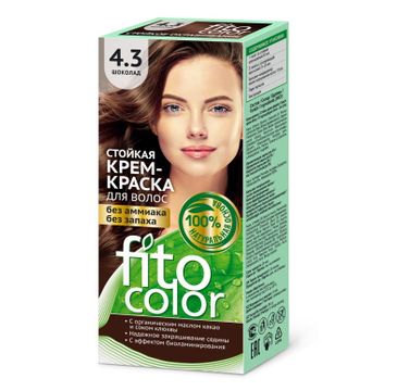 Fitokosmetik Fitocolor farba krem do włosów nr 4.3 czekolada( 80 ml)