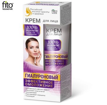 Fitokosmetik krem hialuronowy do twarzy Efektywne Odmłodzenie (45 ml)