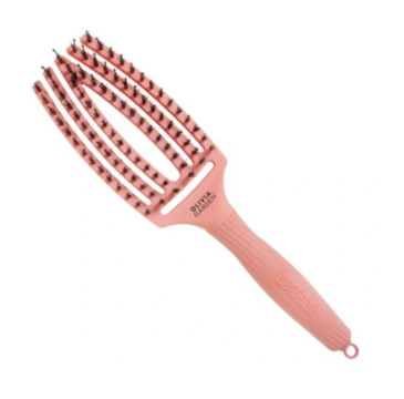 Olivia Garden Finger Brush szczotka do włosów i masażu skóry głowy Bloom Brzoskwiniowa (1 szt.)