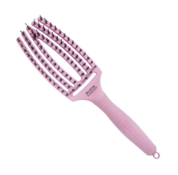 Olivia Garden Finger Brush szczotka do włosów i masażu skóry głowy Bloom Lila (1 szt.)