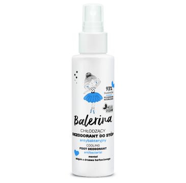 Floslek Balerina Chłodzący dezodorant do stóp antybakteryjny (100 ml)