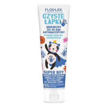 Floslek – Czyste Łapki Higieniczny żel do rąk antybakteryjny Super Boy (50 ml)