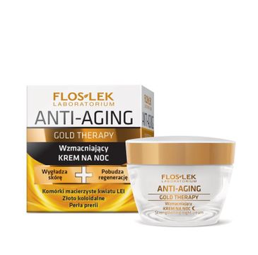 Floslek Anti Aging Gold Therapy krem do twarzy regenerując na noc 50 ml