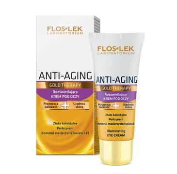 Floslek Anti Aging Gold Therapy krem pod oczy rozświetlający 50 ml