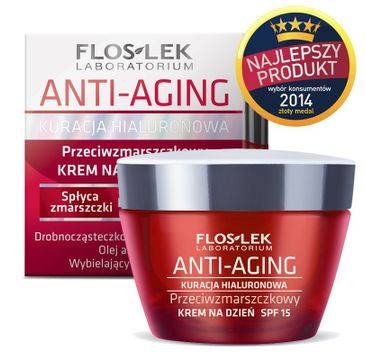 Floslek Anti Aging Kuracja Hialuronowa krem przeciwzmarszczkowy na dzień 50 ml