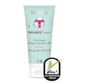 Floslek Balance T-zone Gommage Peeling z kwasami AHA do twarzy (125 ml)