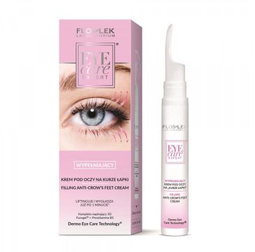 Floslek Eye Care Expert wypełniający krem na kurze łapki 15ml