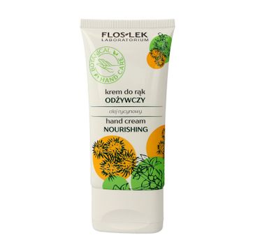 Floslek Hand Care Botanical Krem do rąk odżywczy Olej Rycynowy 50 ml