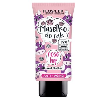 Floslek – Hand Care Masełko do rąk Anti-Aging - ROSE HIP (50 ml)