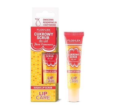 Floslek Lip Care Pera Limonera cukrowy scrub do ust zapach gruszki 14 g