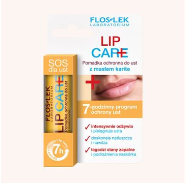 Floslek Lip Care Pomadka ochronna do ust z masłem karite 15 g
