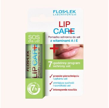 Floslek Lip Care  Pomadka ochronna do ust z witaminą A i E 15 g