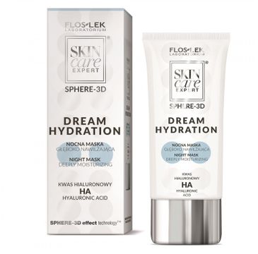 Floslek Skin Care Expert Sphere-3D - nocna maska głęboko nawilżająca dream hydration (50 ml)