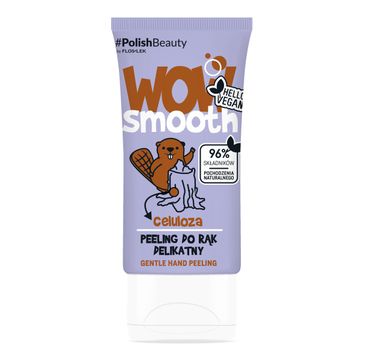 Floslek Wow Smooth! Peeling do rąk delikatny Celuloza (50 g)