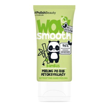 Floslek Wow Smooth! Peeling do rąk detoksykujący Bambus (50 g)