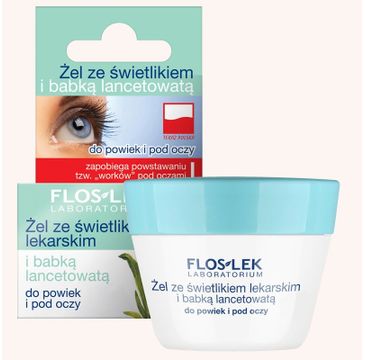 Floslek żel do powiek ze świetlikiem i babką lancetowatą 15 ml