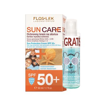 Floslek Sun Care wodoodporny krem SPF50+Mgiełka Mistlove 30 ml (1 szt.)