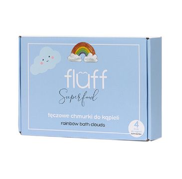 Fluff Rainbow Bath Clouds tÄ™czowe chmurki do kÄ…pieli (4 szt.)
