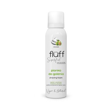 Fluff Shaving Foam pianka do golenia z awokado i niacynamidem (150 ml)