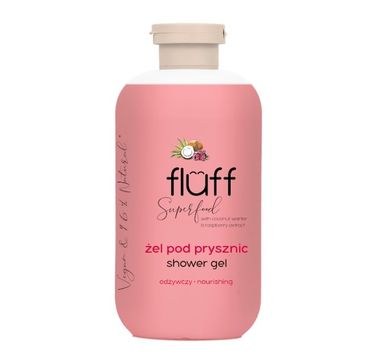 Fluff Shower Gel odżywczy żel pod prysznic Kokos i Malina (500 ml)