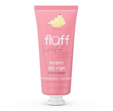 Fluff – Superfood Hand Cream antybakteryjny krem do rąk Banan (50 ml)