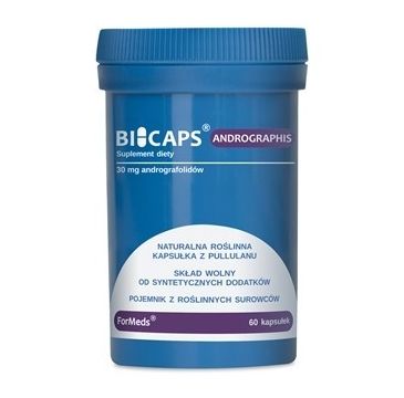 Formeds Bicaps Andrographis andrografolidy 30mg suplement diety 60 kapsułek