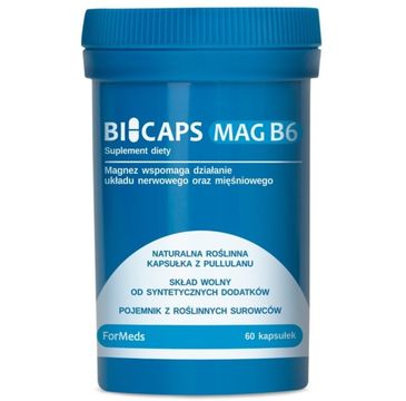 Formeds Bicaps Mag B6 suplement diety 60 kapsułek