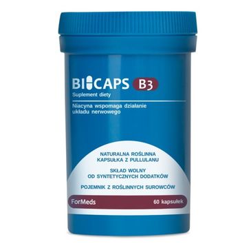 Formeds Bicaps Witamina B3 suplement diety 60 kapsułek