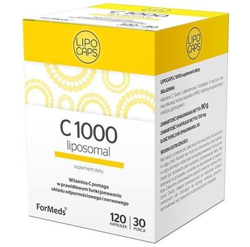 Formeds LipoCaps witamina C 1000 liposomalna suplement diety 120 kapsułek