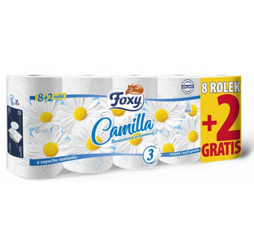 Foxy Camilla papier toaletowy 8+2 rolki (1 op.)