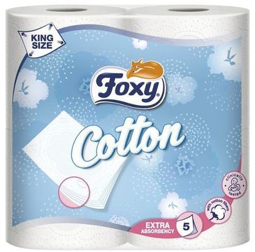 Foxy Papier toaletowy Cotton (4 rolki)