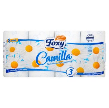 Foxy Papier toaletowy Camilla rumiankowy (8 rolek)