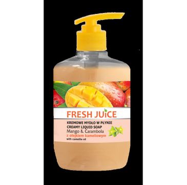 Fresh Juice kremowe mydło w płynie Mango & Carambola z olejkiem kameliowym 460 ml