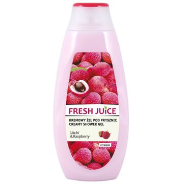 Fresh Juice Kremowy Żel pod prysznic Litchi & Raspberry  400ml