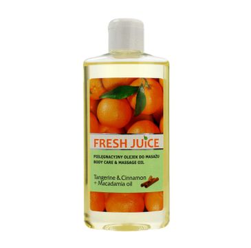 Fresh Juice pielęgnacyjny olejek do masażu Tangerine & Cinnamon i Macadamia Oil (150 ml)