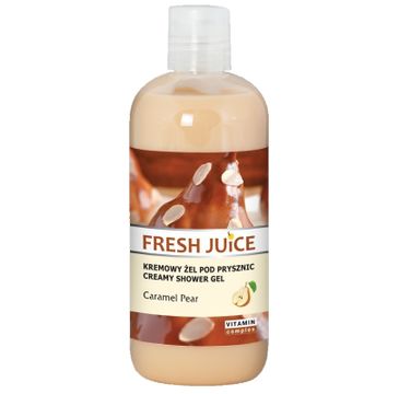 Fresh Juice Żel pod prysznic kremowy Caramel & Pear 500ml