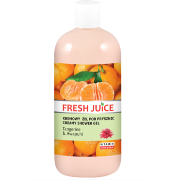 Fresh Juice żel pod prysznic kremowy mandarynka i dziki imbir (500 ml)