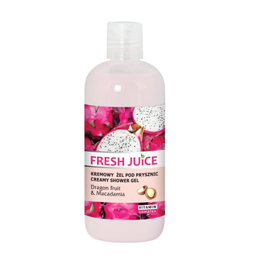 Fresh Juice żel pod prysznic kremowy smoczy owoc i macadamia (500 ml)