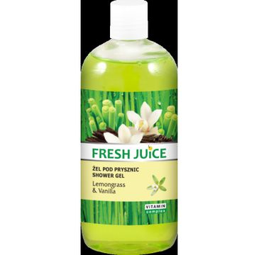 Fresh Juice żel pod prysznic Trawa Cytrynowa i Wanilia 500 ml