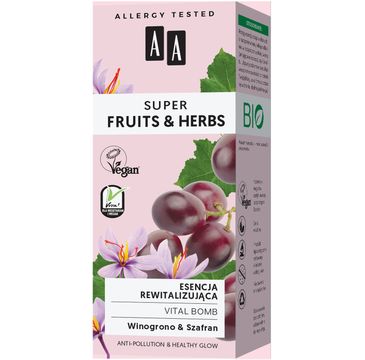 Fruits&Herbs – esencja rewitalizująca vital bomb (30 ml)