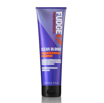 Fudge Clean Blonde Violet-Toning Shampoo tonujący szampon do włosów blond 250ml