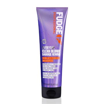 Fudge Every Day Clean Blonde Damage Rewind Shampoo regenerujący i lekko tonujący szampon do włosów blond 250ml