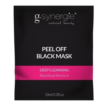 G-Synergie Peel Off Black Mask czarna maska głęboko oczyszczająca 10ml